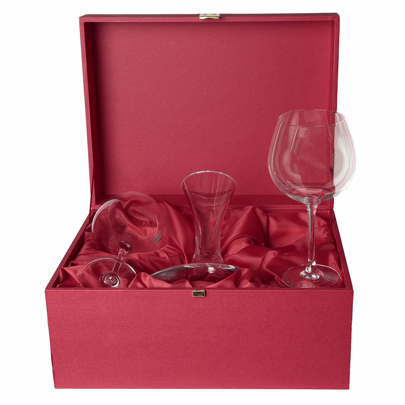 ESTUCHE DOS COPAS DE BORGOÑA Y - Artesanos del Cristal