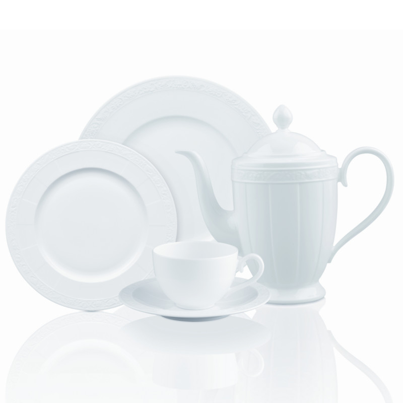 like by Villeroy & Boch porcelana Premium/silicona 290 ml blanco taza grande To Go S 